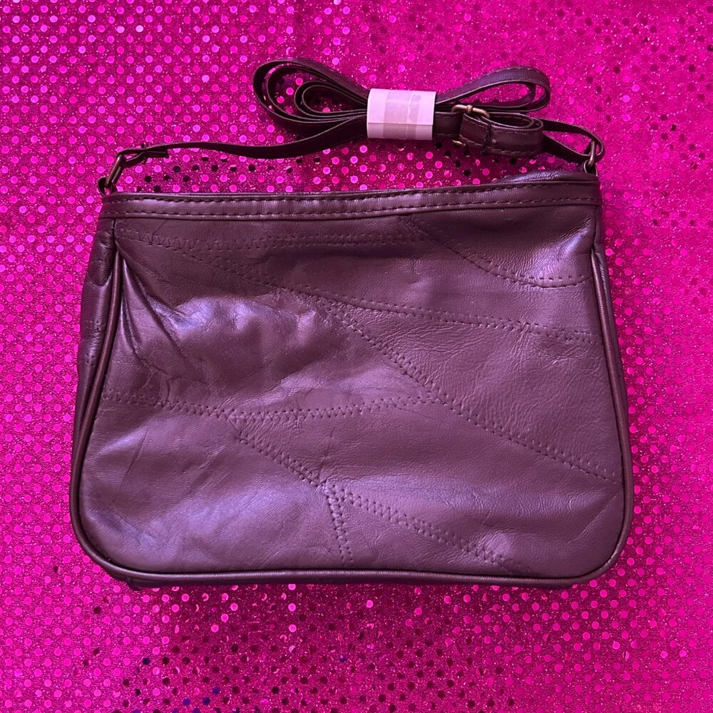 vintage patchwork crossbody purse and wallet set